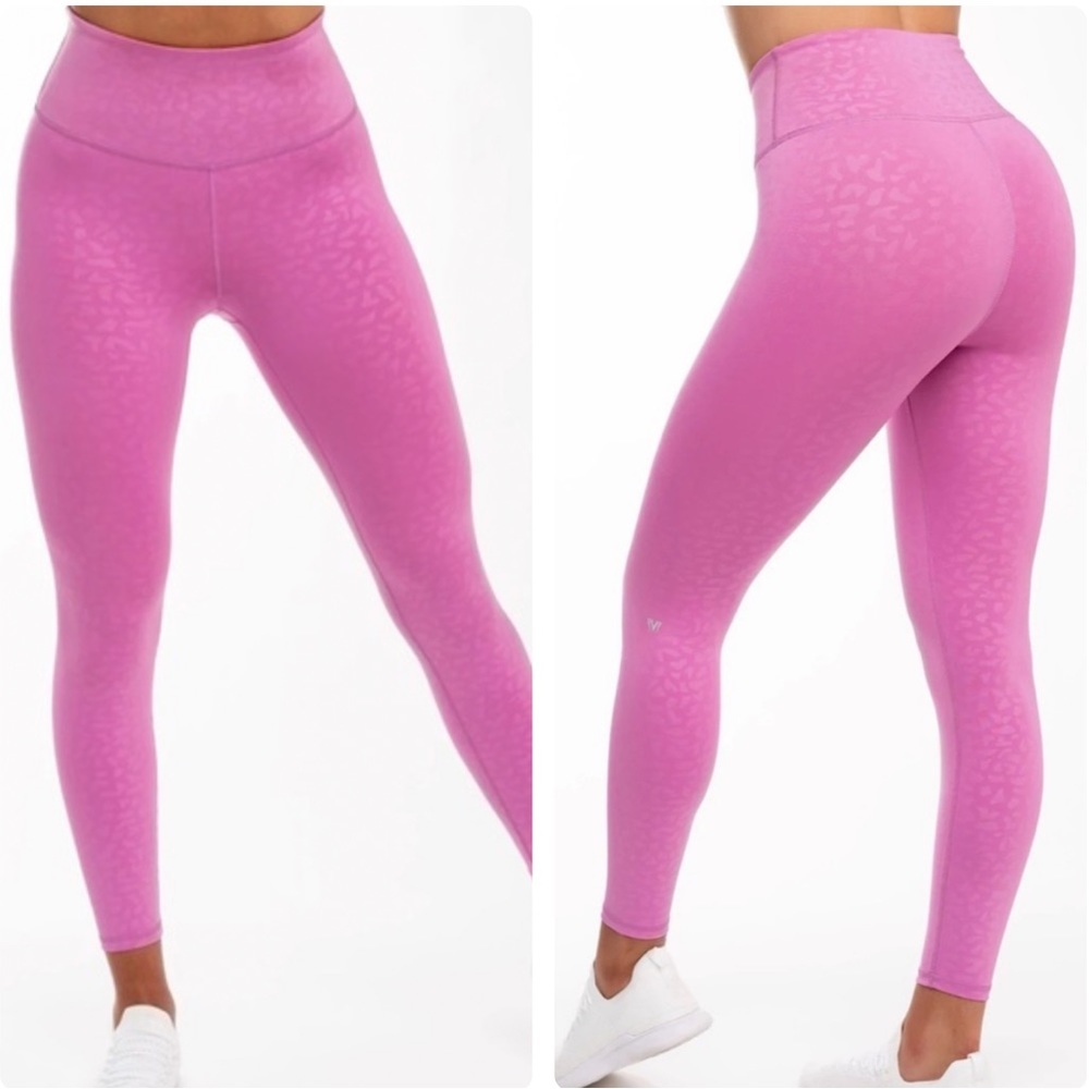 IVL COLLECTIVE NWT CHICHI HIGH WAISTED LEGGINGS CYCLAMEN 4 PINK